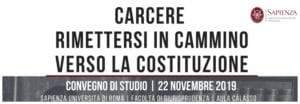 La danza immobile. Intervento al convegno “Carcere. Rimettersi in cammino verso la costituzione.” (Università La Sapienza di Roma, 22 novembre 2019) La danza immobile. Intervento al convegno “Carcere. Rimettersi in cammino verso la costituzione.” (Università La Sapienza di Roma, 22 novembre 2019)