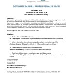 Detenute Madri: profili penali e civili (Milano, 13 giugno 2016)