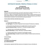 Detenute Madri: profili penali e civili (Milano, 13 giugno 2016)