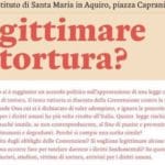 convegno tortura