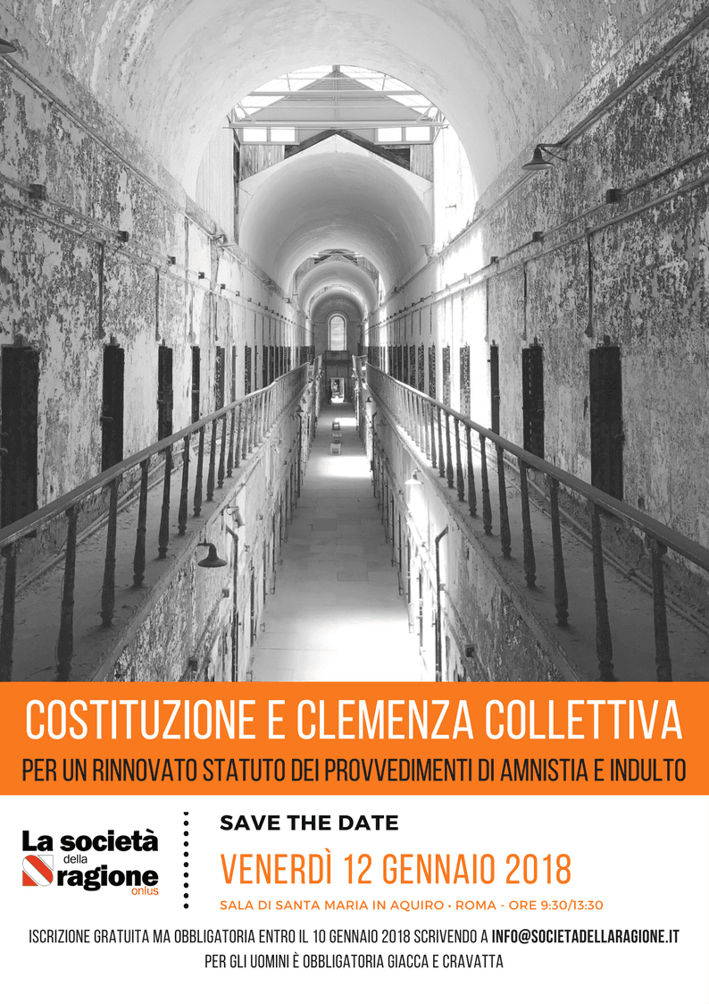 Costituzione e clemenza collettiva (Roma, 12 gennaio 2018) costituzione e clemenza