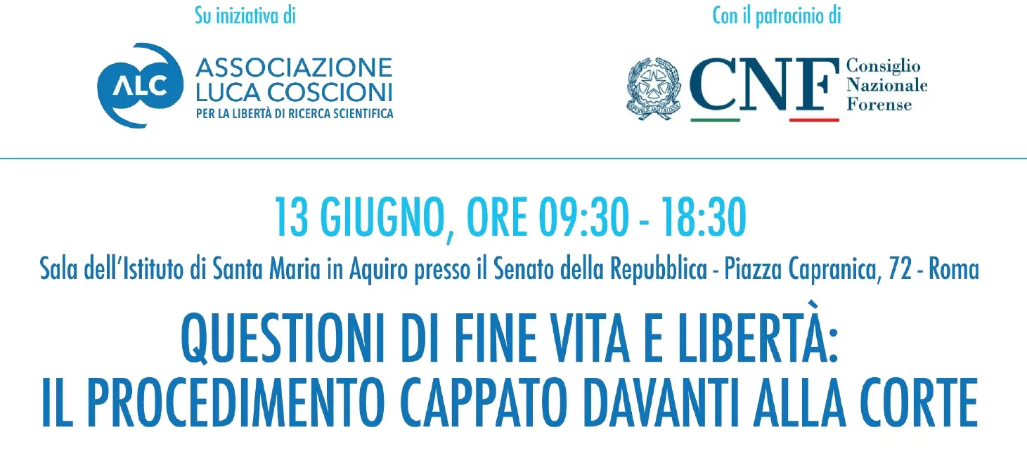 convegno questioni fine vita