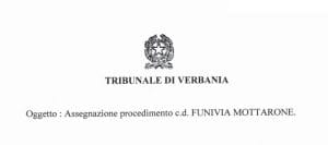 Funivia Mottarone: il provvedimento di assegnazione del fascicolo ad altro GIP Funivia Mottarone: il provvedimento di assegnazione del fascicolo ad altro GIP