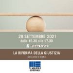 La riforma della giustizia penale (webinar, 28 settembre 2021)