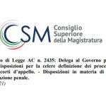 Riforma del processo penale: i pareri del CSM