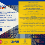 Seminario FINANCE – I delitti di riciclaggio, reimpiego e autoriciclaggio di proventi illeciti. Tra vecchi e nuovi problemi, a margine della Direttiva (UE) 2018/1673 (webinar 31 gennaio 2022).