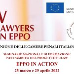 EPPO in action - seminario nazionale di formazione sulla Procura Europea (25.03.2022 - 29.04.2022)