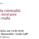 Il contrasto alla criminalità organizzata a trent’anni dalle stragi di mafia (12 maggio 2022)