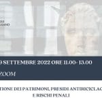 Gestione dei patrimoni, presidi antiriciclaggio e rischi penali (Webinar, 19 settembre 2022)