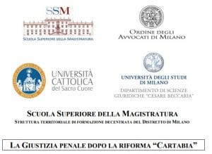 La giustizia penale dopo la riforma “Cartabia” (ciclo di incontri Dicembre 2022 – Marzo 2023) La giustizia penale dopo la riforma “Cartabia” (ciclo di incontri Dicembre 2022 – Marzo 2023)