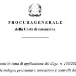 Riforma Cartabia: gli orientamenti della Procura Generale della Corte di Cassazione